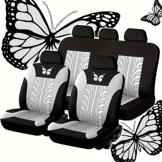 Butterfly Seat Cover Breathable Full Surround Auto Front Rear Seat Cushion