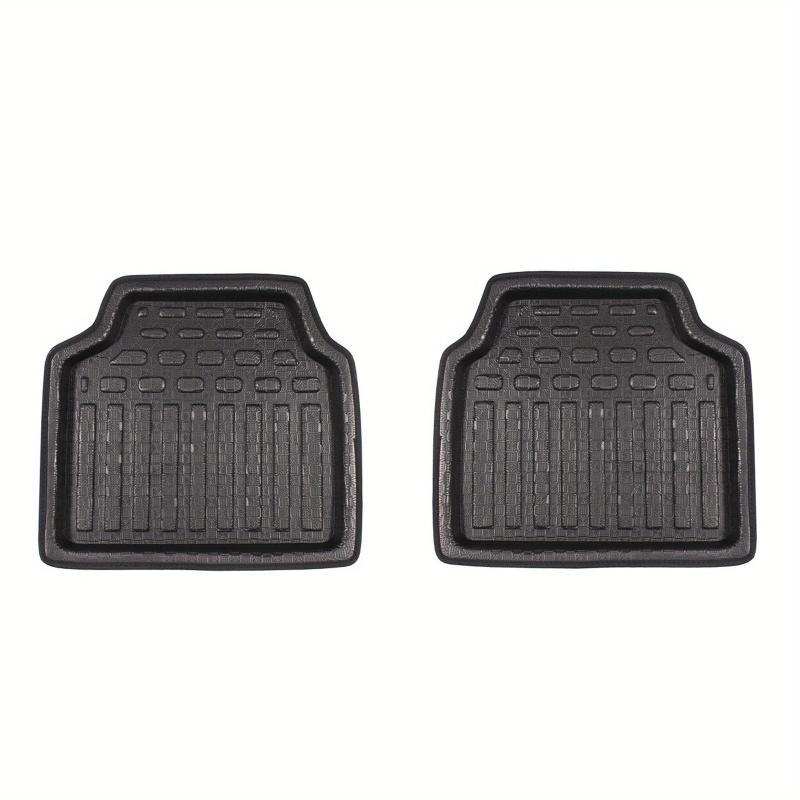 2pcs Car Universal Floor Mats All Seasons Non-slip Waterproof