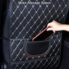 1pc Car Seat Back Anti Kick Pad Protector Cover Kids Car Back Seat Anti Dirty