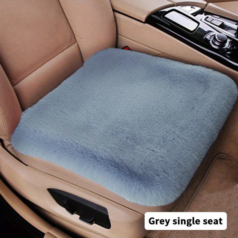 Winter Car Seat Cushion Thickened Warm Breathable Cover Plush Vent Seat Cushion