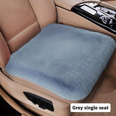 Winter Car Seat Cushion Thickened Warm Breathable Cover Plush Vent Seat Cushion