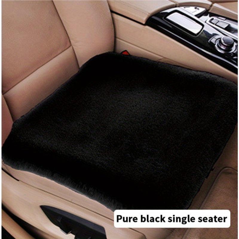 Winter Car Seat Cushion Thickened Warm Breathable Cover Plush Vent Seat Cushion