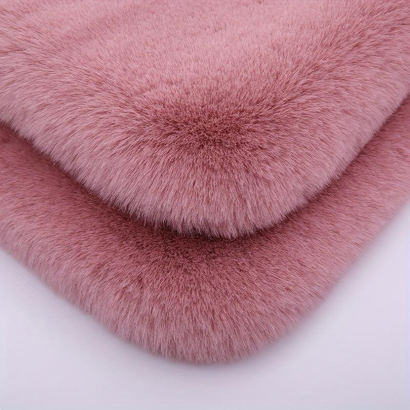 Winter Car Seat Cushion Thickened Warm Breathable Cover Plush Vent Seat Cushion