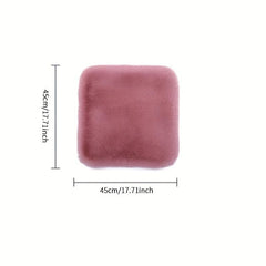 Winter Car Seat Cushion Thickened Warm Breathable Cover Plush Vent Seat Cushion