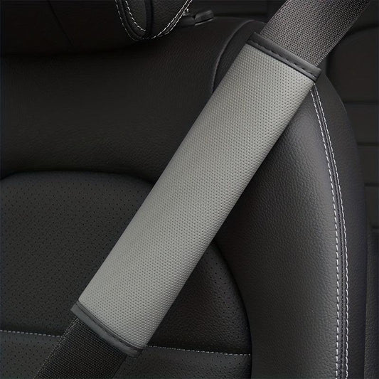 Skin Sensitive PU Leather Car Seat Shoulder Protector Cloth