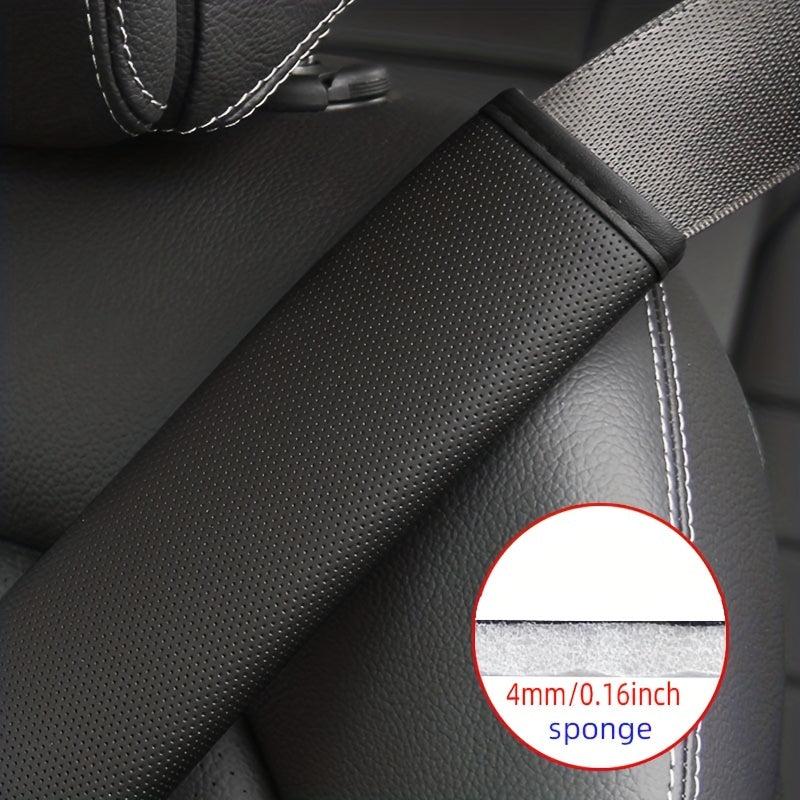 Skin Sensitive PU Leather Car Seat Shoulder Protector Cloth