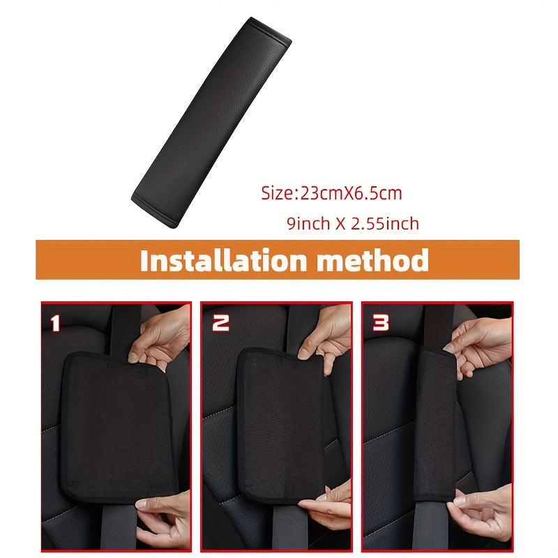 Skin Sensitive PU Leather Car Seat Shoulder Protector Cloth