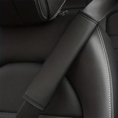 Skin Sensitive PU Leather Car Seat Shoulder Protector Cloth