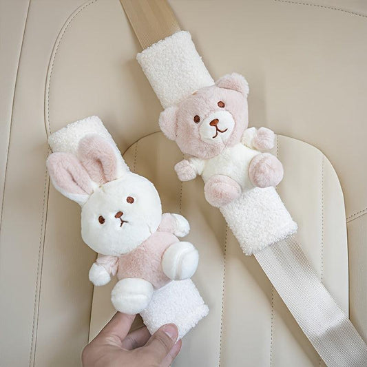 Cartoon Animal Car Seat Belt Cover Soft Padded Shoulder Pad