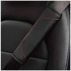 Car PU Leather Protect Cushion Cover Shoulder Guard Seat Belt Pad
