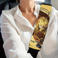 Anime Cartoon Print Car Seat Belt Cover Shoulder Pad for Women