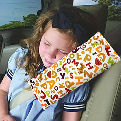 Kids Car Safety Seat Belt Shoulder Covers - Non Slip Breathable - Four Seasons