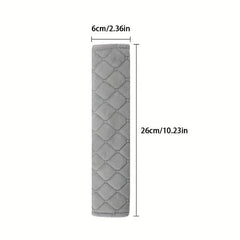 2pcs Car Seat Belt Pads Cover for Comfortable Driving