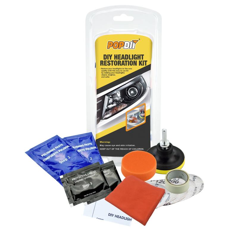 Car Headlight Restoration Polishing Kits