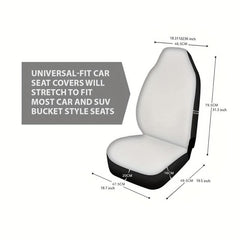 1pc Starry Sky Seat Cover Universal Car Seat Cover