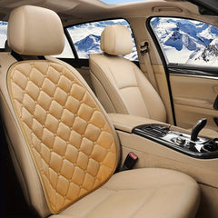 Plush Car Backrest Pad Soft Velvet Memory Foam Seat Protector