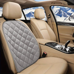 Plush Car Backrest Pad Soft Velvet Memory Foam Seat Protector