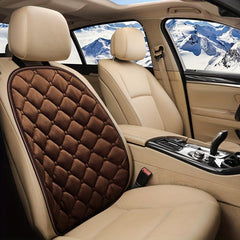 Plush Car Backrest Pad Soft Velvet Memory Foam Seat Protector
