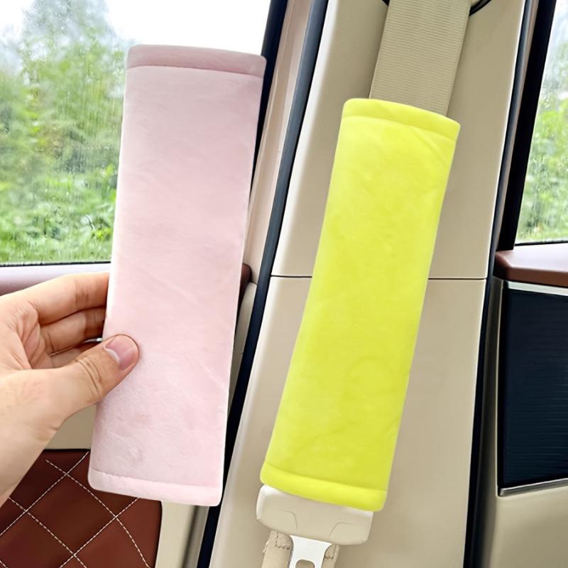 Soft Plush Cartoon Safety Belt Shoulder Cover