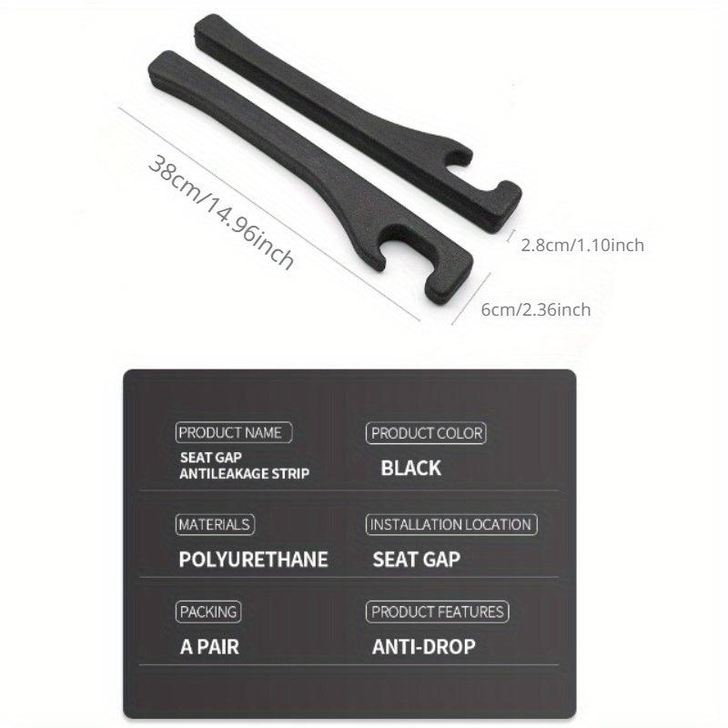 1pair Car Seat Gap Leak Strip Seat Gap Plug
