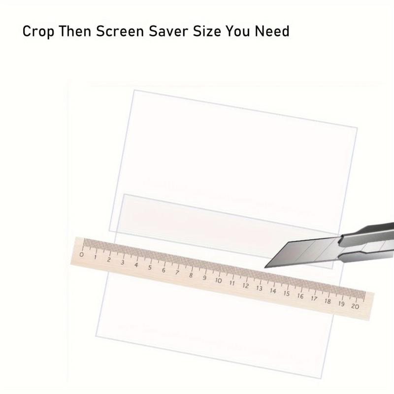 2pcs Universal Matte Screen Protector Mini Navigation Anti Glare 20.5 x 17.98 cm