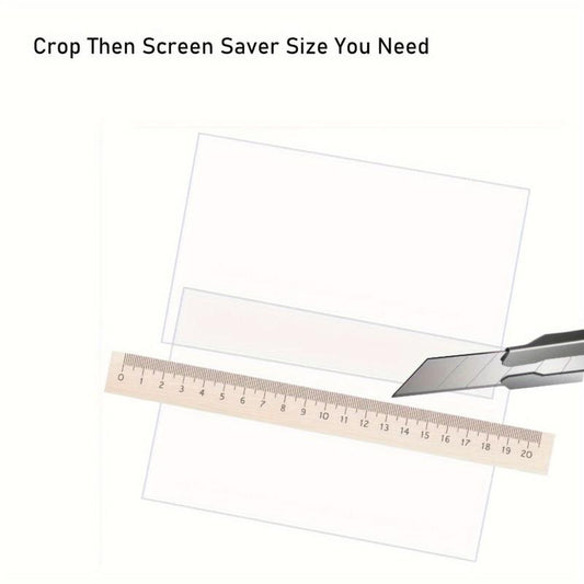 2pcs Universal Matte Screen Protector Mini Navigation Anti Glare 20.5 x 17.98 cm