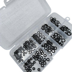 250pcs Nitrile Rubber High Temp Resistant O Ring Set Leather Seal Ring 10 Grid