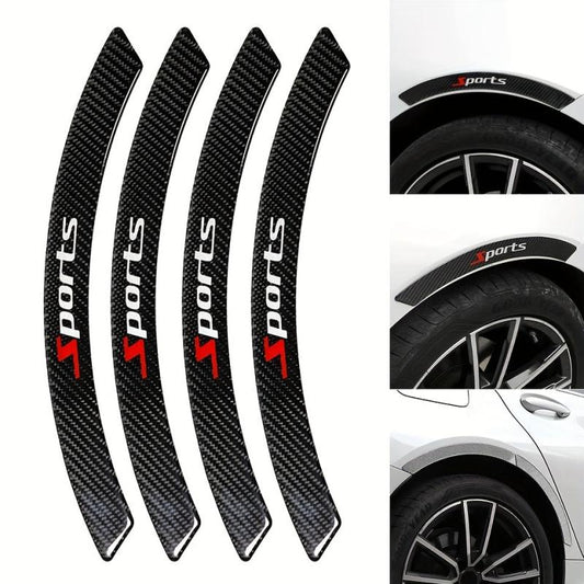 Carbon Fiber Wheel Eyebrow Anti-collision Strip Decorative Stickers