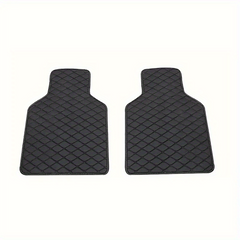 Universal Waterproof Car Mats Front/Rear Set Leather Carpet