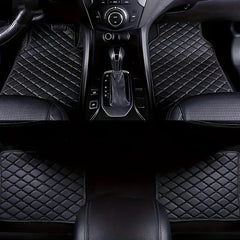 Universal Waterproof Car Mats Front/Rear Set Leather Carpet