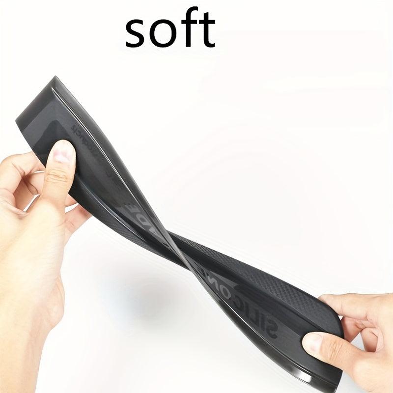 Non Scratch Soft Silicone Car Wrap Tools Water Window Wiper Drying Blade
