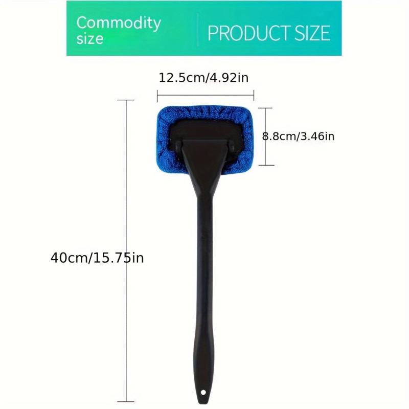 Car Windshield Cleaning Brush Set for Interior Dust Removal and Defogging