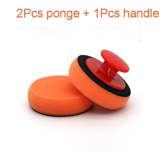 Car Wash Wax Polish Pads Polishing Pad Sponge Car Cleaning Cloth Microfiber