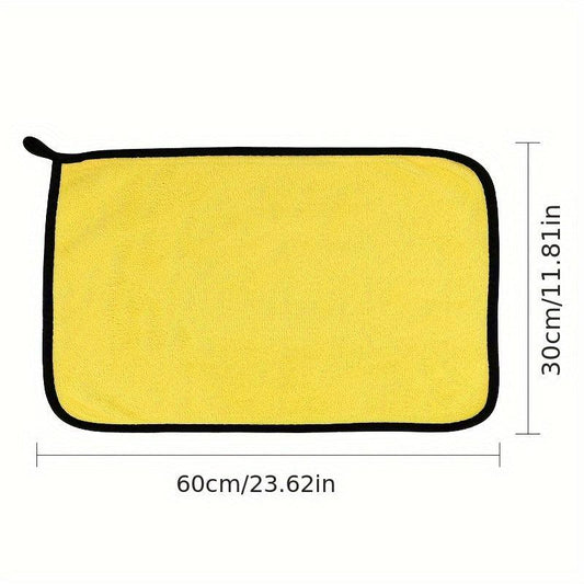 3pcs Car Wash Towel Absorbent Thickened Car Cloth Special Towel Car Towel