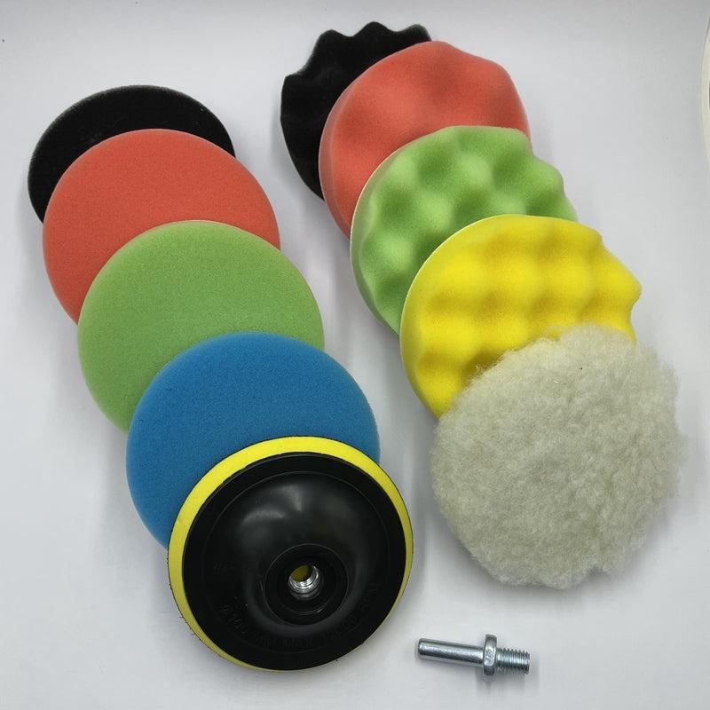 11pcs Polishing Sponge Pads Car Hand Waxing Sponge Pad Polishing Pad