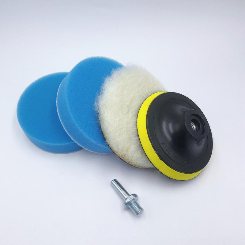 4 inch Car Polishing And Waxing Sponge 5pc Kit