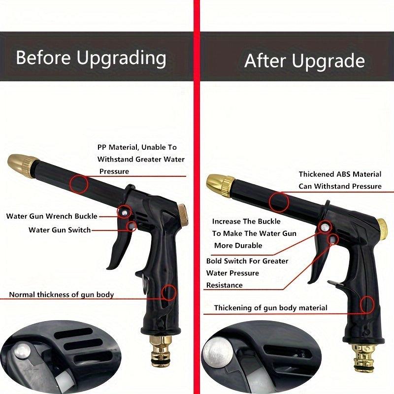 Upgraded High Pressure Water Gun Portable Water Hose Nozzle Spray