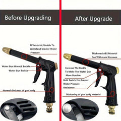 Upgraded High Pressure Water Gun Portable Water Hose Nozzle Spray