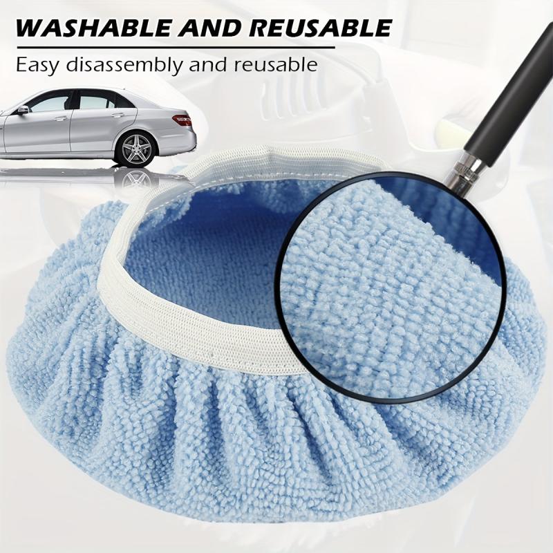 10pcs Car Polisher Pad Bonnet 22 86 25 4 Cm Soft Microfiber Cover Kit