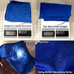 10 PCS Microfiber Car Cleaning Towel Glass Household Cleaning Small Towel