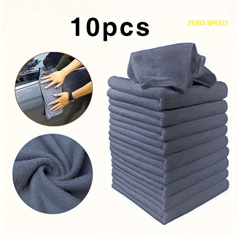 10 PCS Microfiber Car Cleaning Towel Glass Household Cleaning Small Towel
