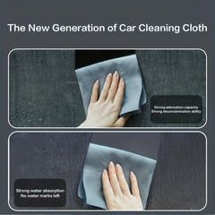 Car Cleaning Chamois Cloth Car Drying Towel Shape Leather Washing Cloth