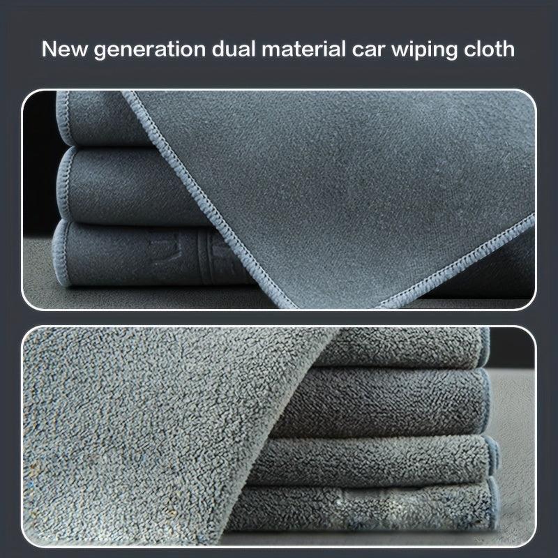 Car Cleaning Chamois Cloth Car Drying Towel Shape Leather Washing Cloth