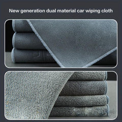 Car Cleaning Chamois Cloth Car Drying Towel Shape Leather Washing Cloth