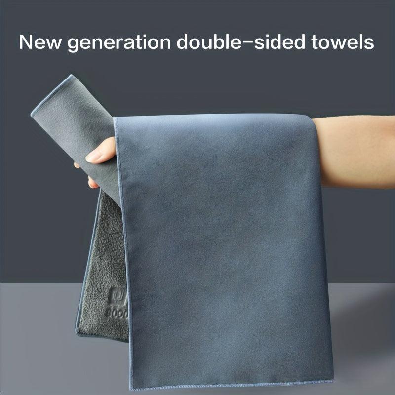 Car Cleaning Chamois Cloth Car Drying Towel Shape Leather Washing Cloth