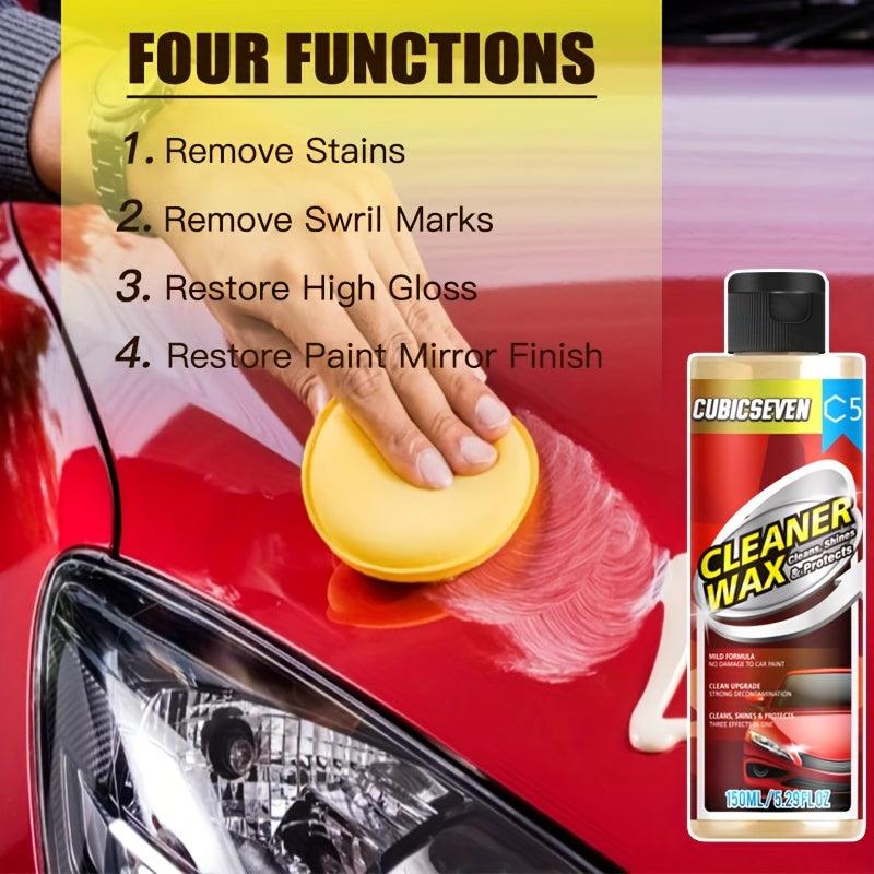 Cubicseven Car Stain Remover Polish Wax Paste for Paint Protection