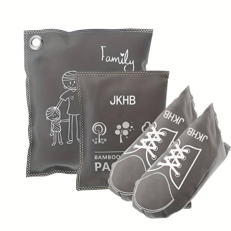 4pcs Bamboo Charcoal Purifying Bag for Car Home Wardrobe Shoes