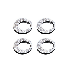 4pcs Sparkle Car Door Lock Cover Crystal for Benz E C Class