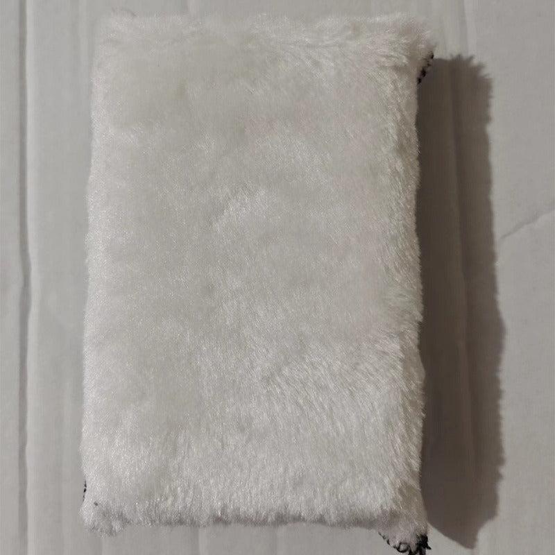 3pcs Car Cleaning Double Sided Velvet Towel for Interior Cleaning