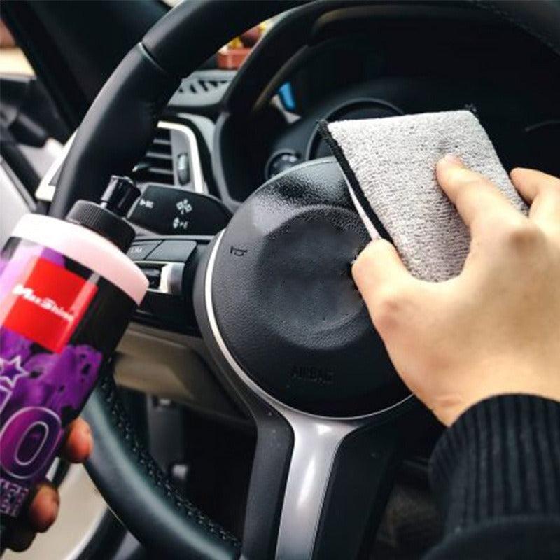 3pcs Car Cleaning Double Sided Velvet Towel for Interior Cleaning